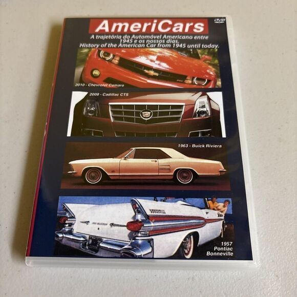 3 DVD Set: Americars: History of the American Car from 1945 Portuguese-English - Picture 1 of 8